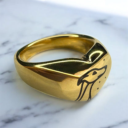 Hound Portrait Ring