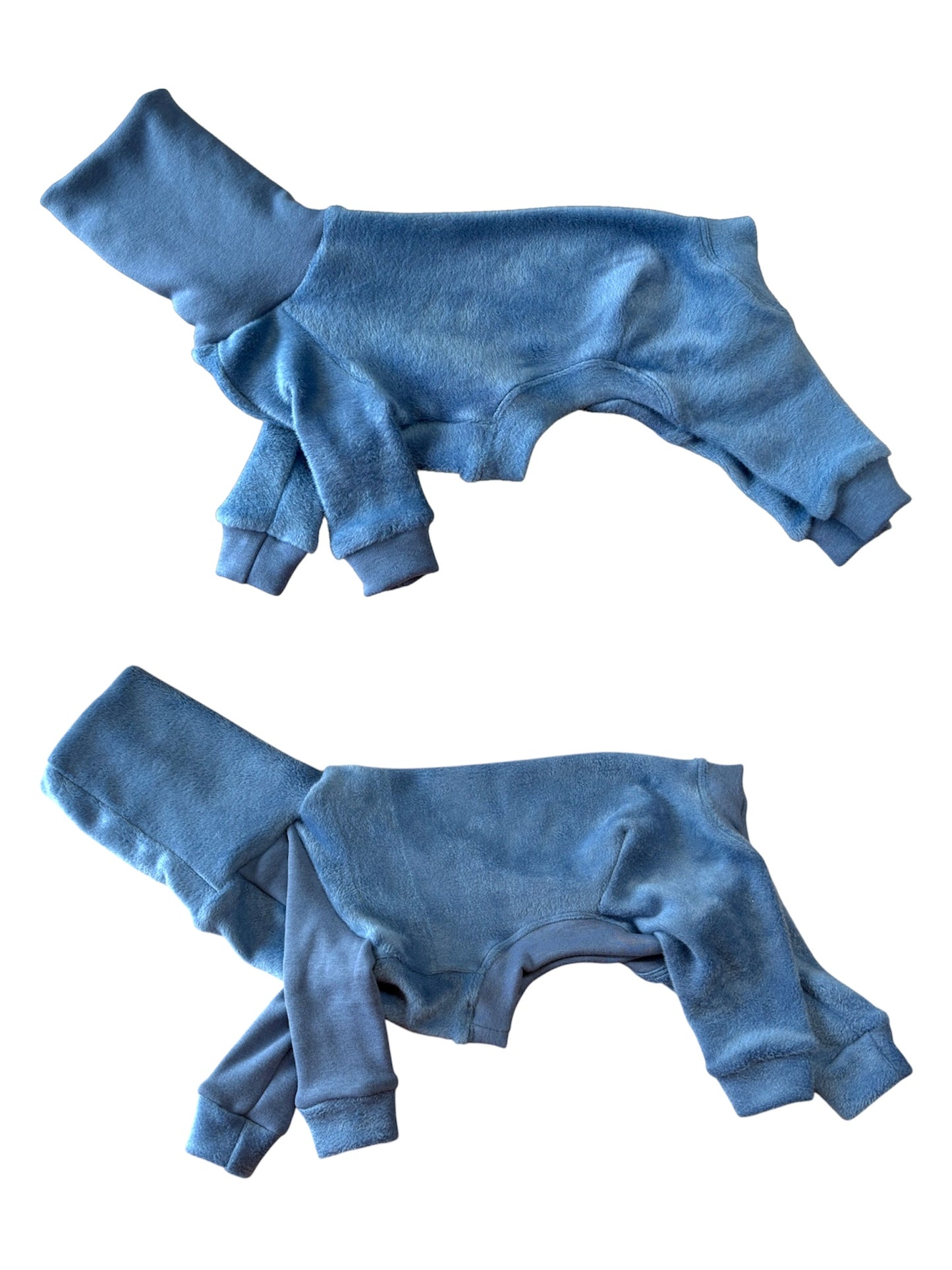 Fleece Lined Sweatshirt Suit - Steel Blue