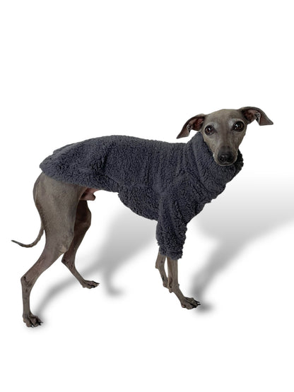 Cuddle Fur Fleece Jumper - Grey