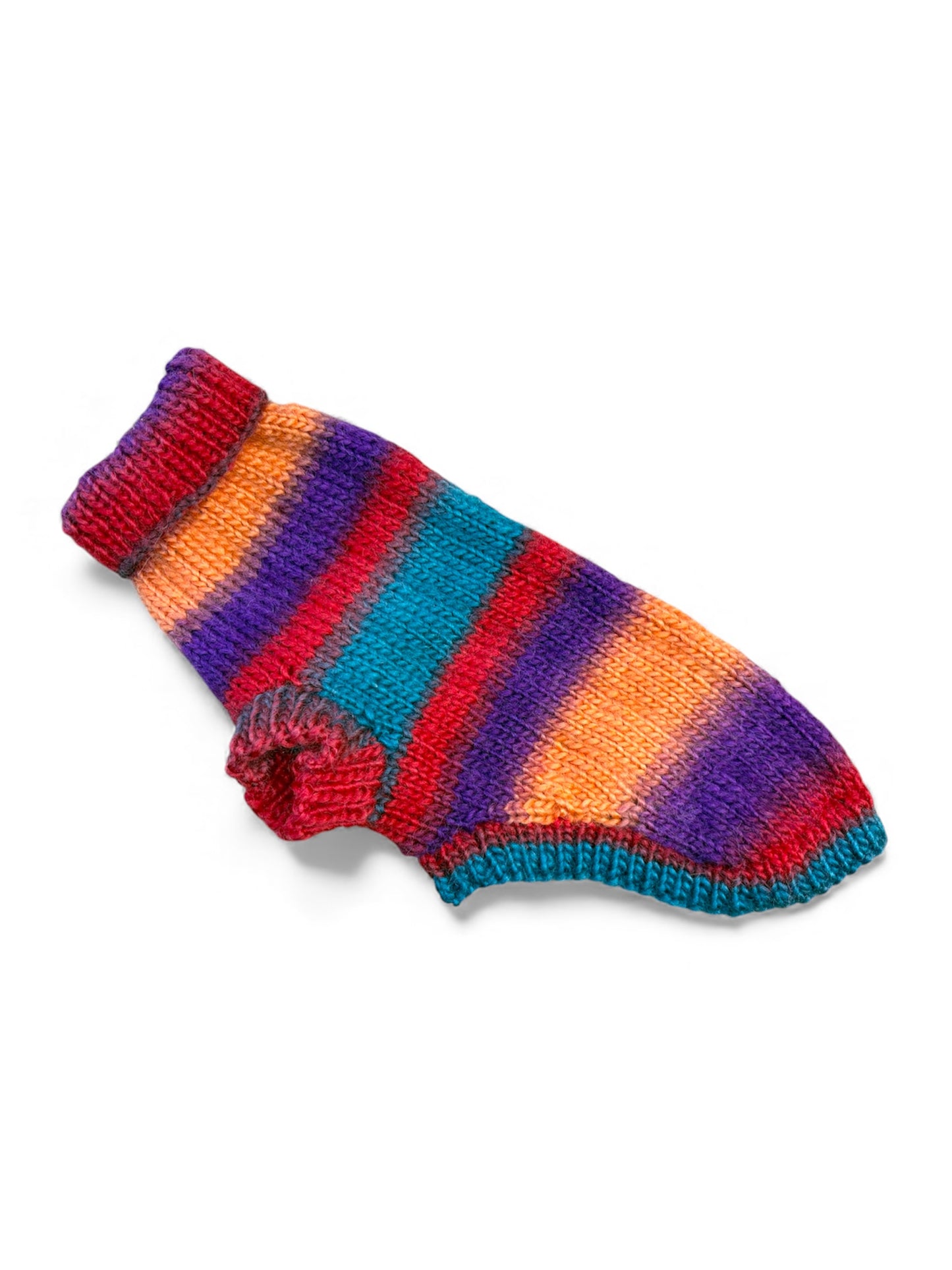 Knitted Jumper - Rich Tones