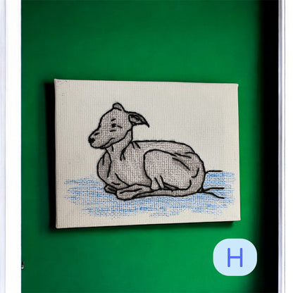 Artwork - Mini Embroidered Canvas