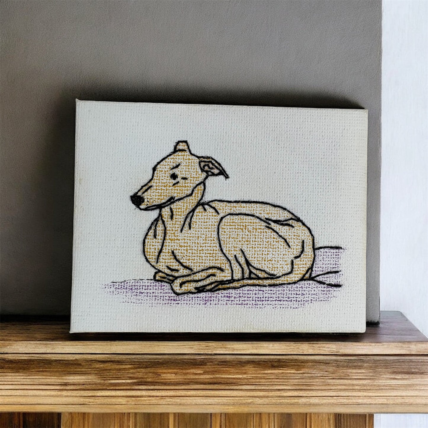 Artwork - Mini Embroidered Canvas