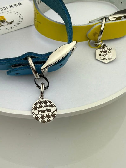 Engraved Dog Tags - Hexagonal