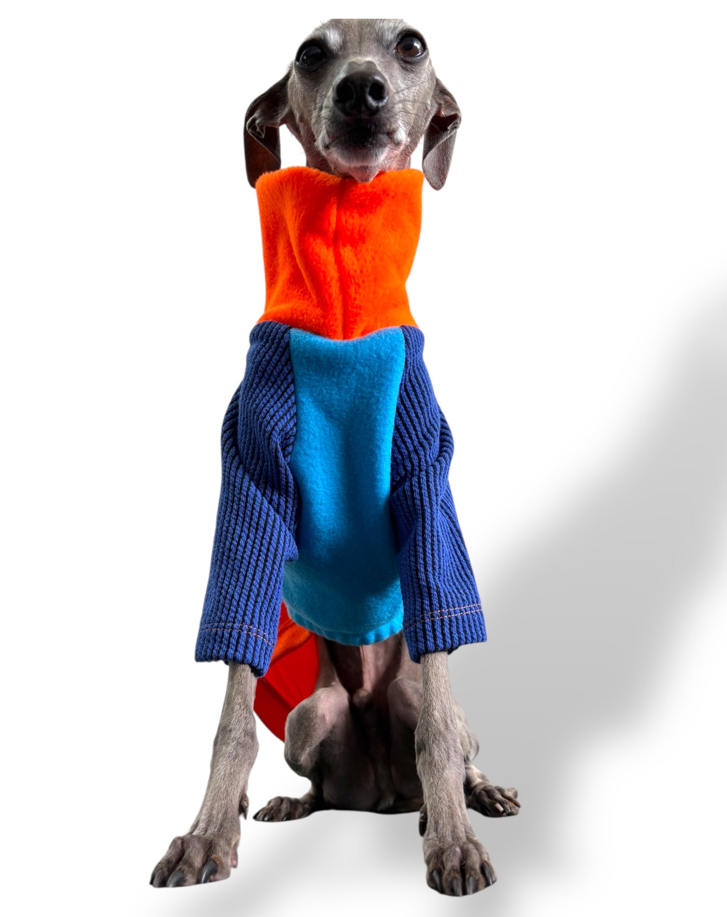 Ribbed Jersey & Fleece T-Shirt - Tropicana