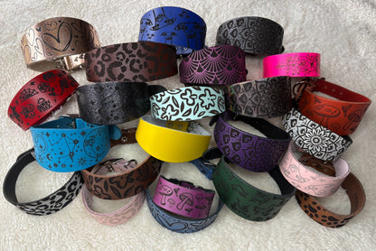 Leather Collar - Constellations