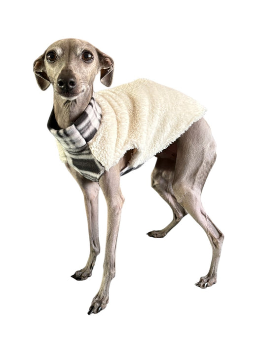 Fleece Vest - Plaid Fluff
