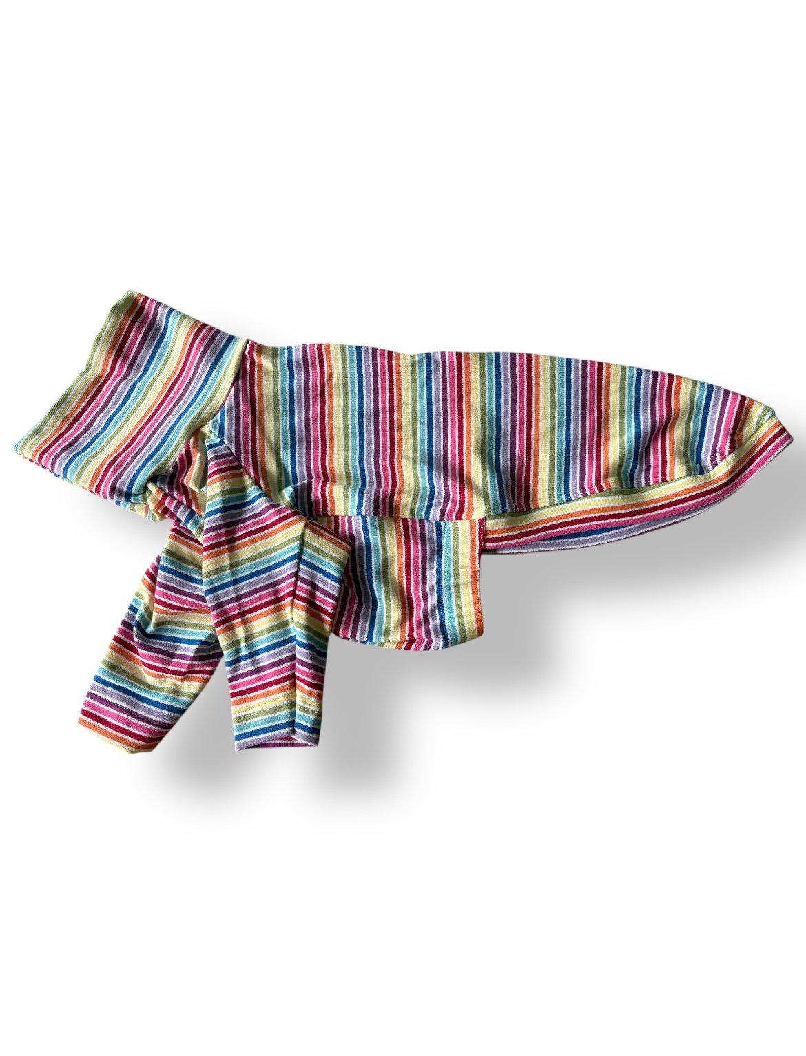 Jersey T-Shirt- Rainbow Stripes