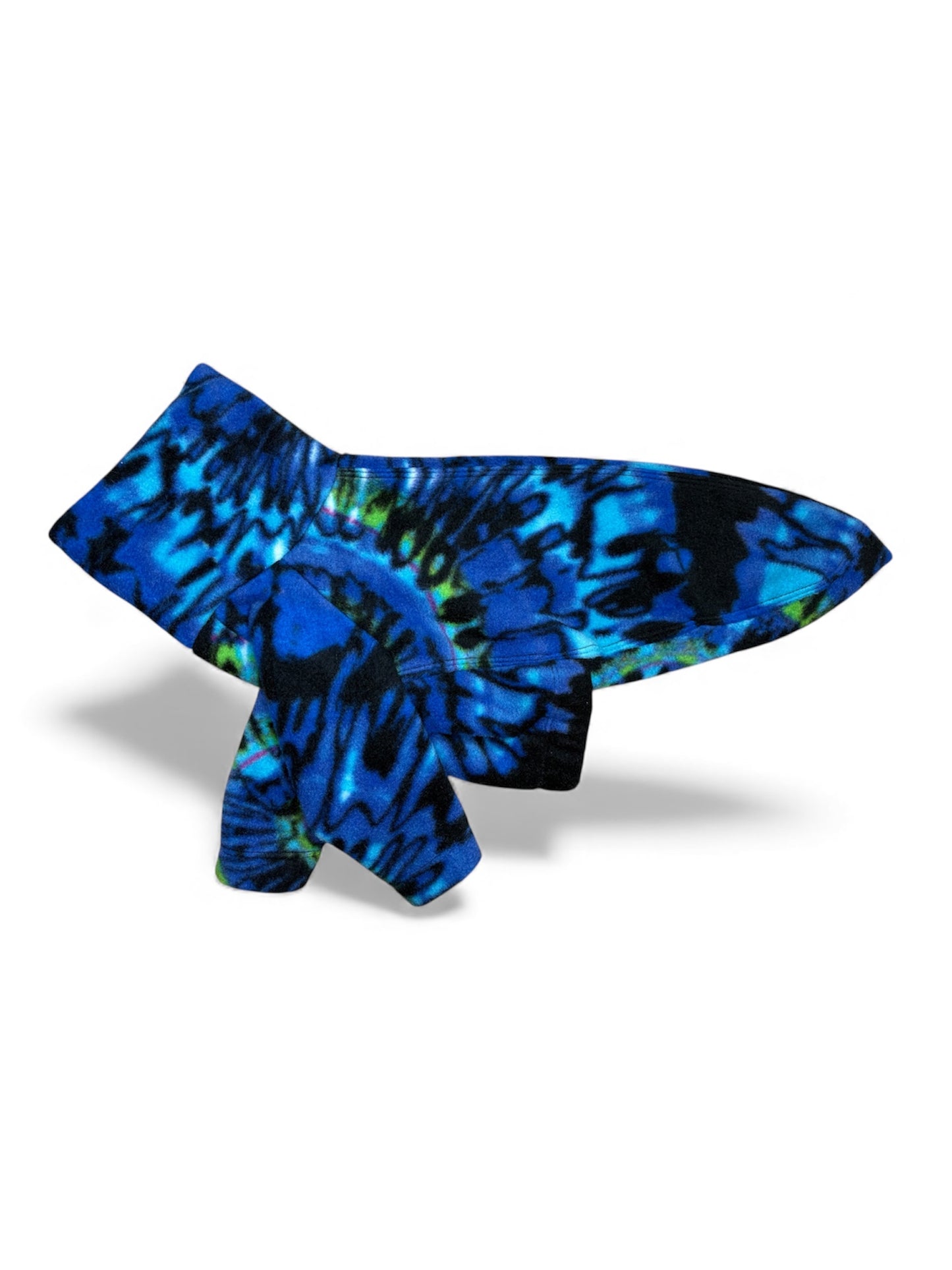 Fleece Jumper - Tie Dye Ammonite Swirls