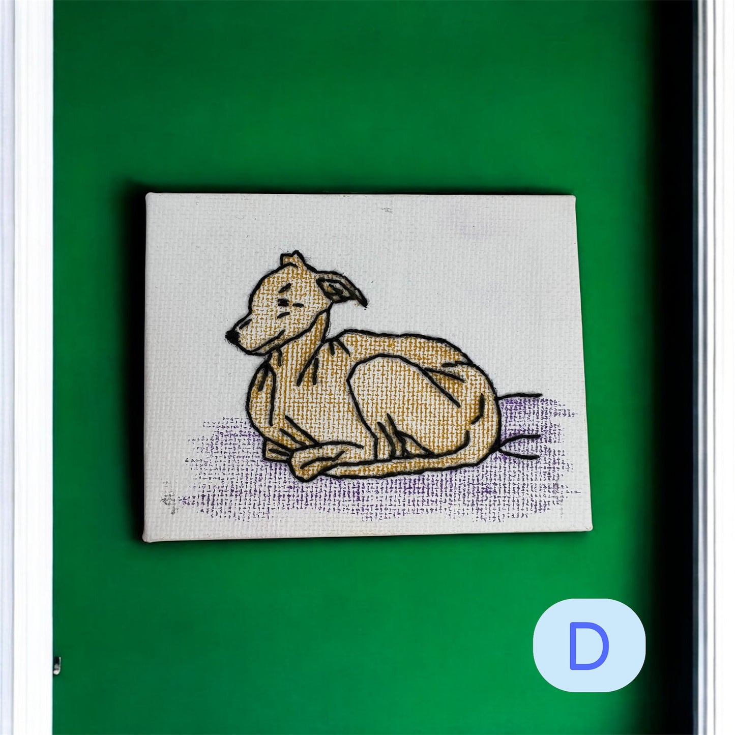 Artwork - Mini Embroidered Canvas