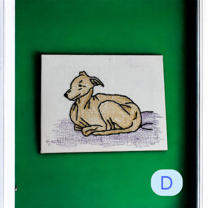 Artwork - Mini Embroidered Canvas