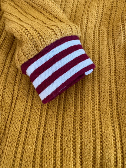 Stretch Knit Suit - Mustard