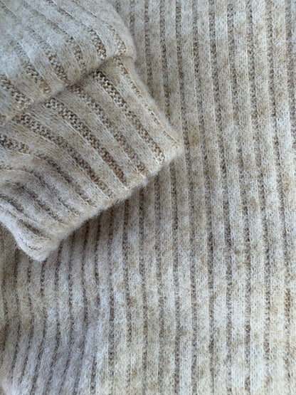 Ribbed Jersey Suit - Brushed Oat