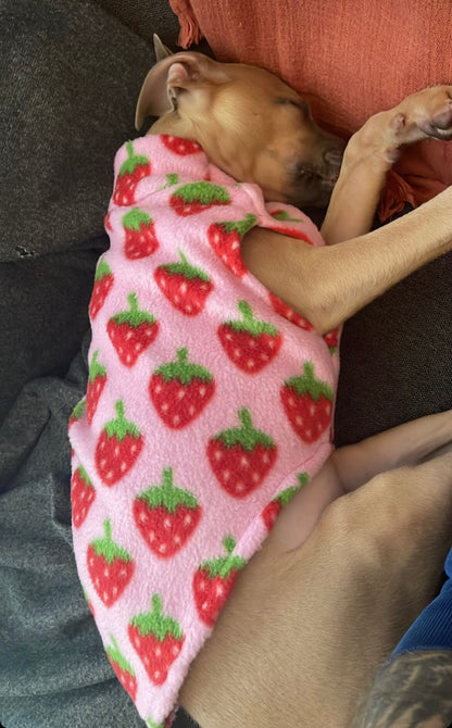 Fleece Vest - Strawberry Dream