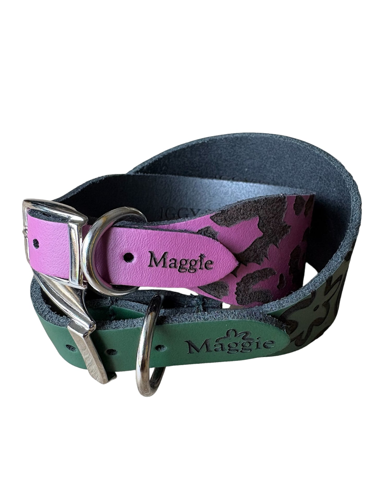 Leather Collar - Leopard