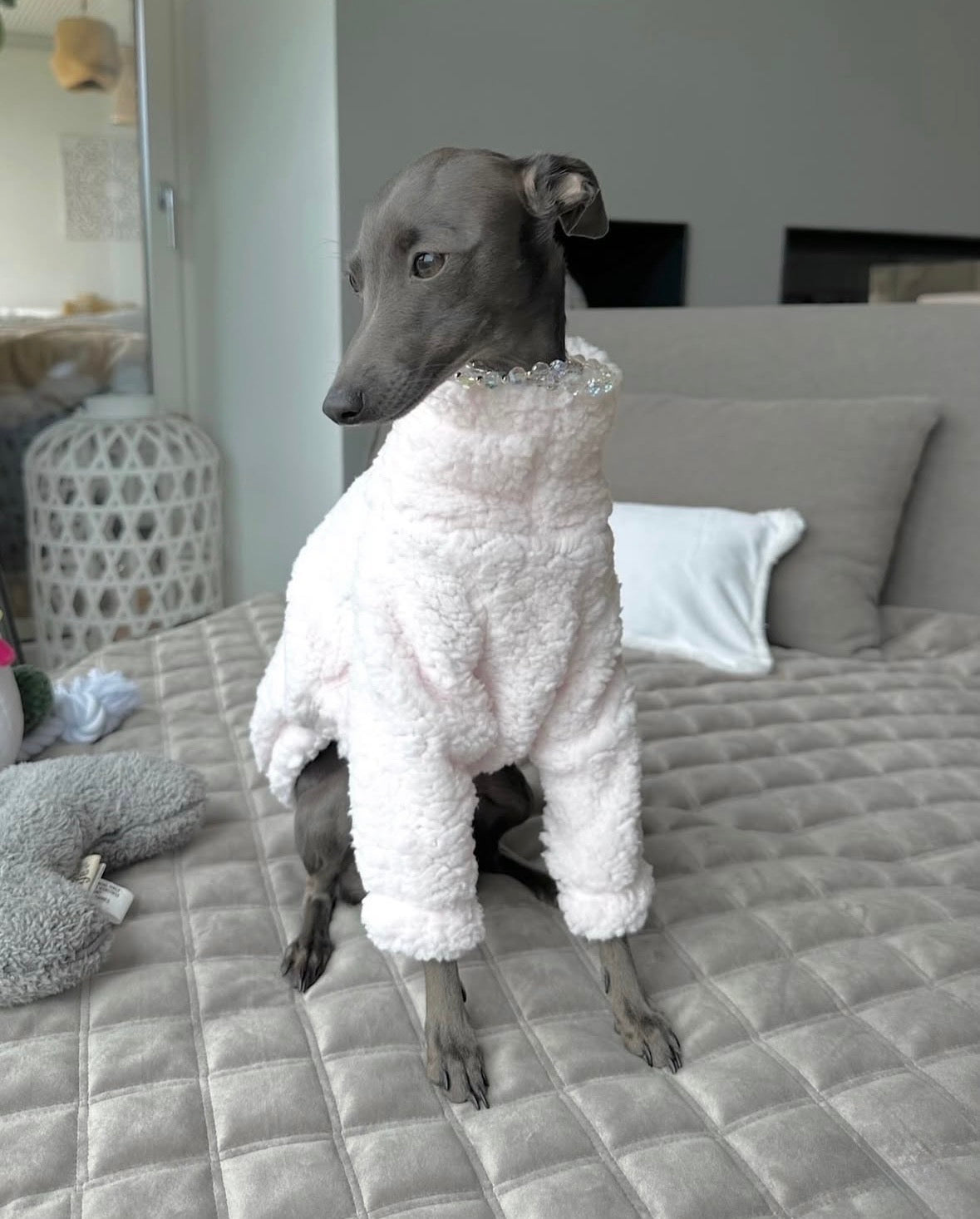 Cuddle Fur Fleece Jumper - Baby Pink