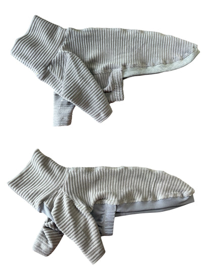 Jumbo Cord Jersey T-Shirt - Mink Grey