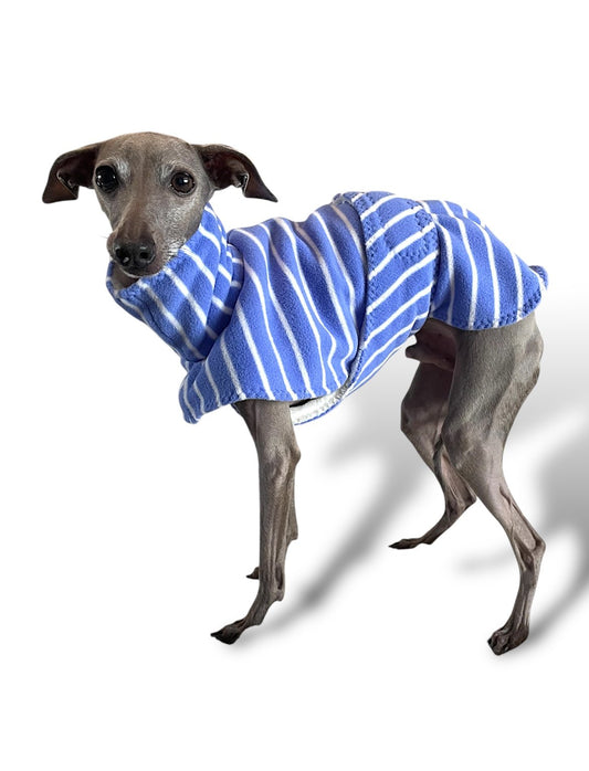 Dressing Gown - Blue Stripe