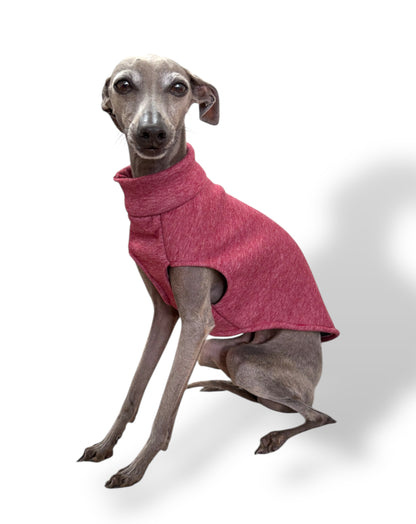 Alpine Fleece Vest - Burgundy