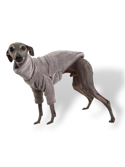 Sherpa Lined Fleece Jumper - Mink