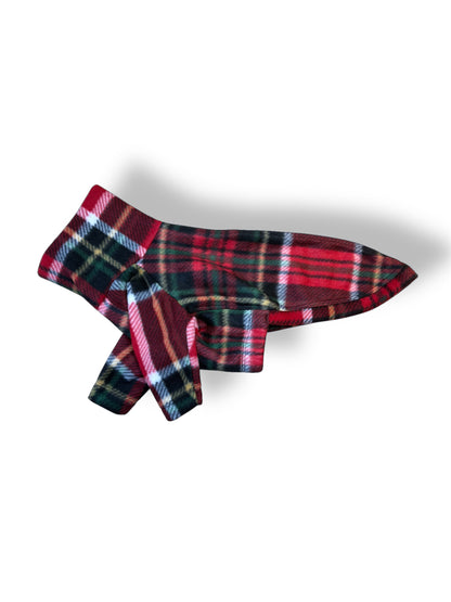 Fleece Jumper - Christmas Tartan
