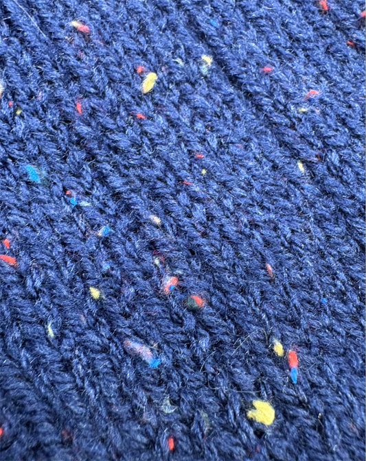 Knitted Jumper - Liquorice Blue