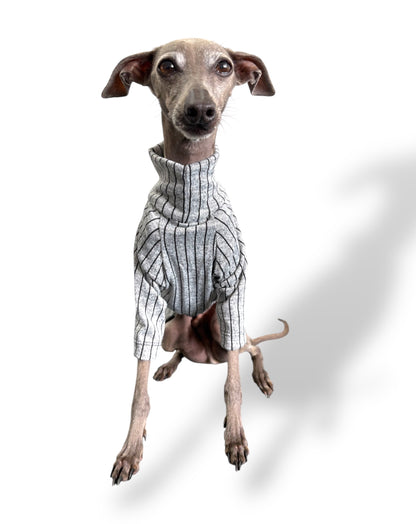 Knit Jersey T-Shirt - Grey Stripe