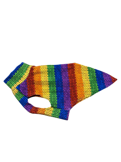Jersey Vest - Rainbow Crochet