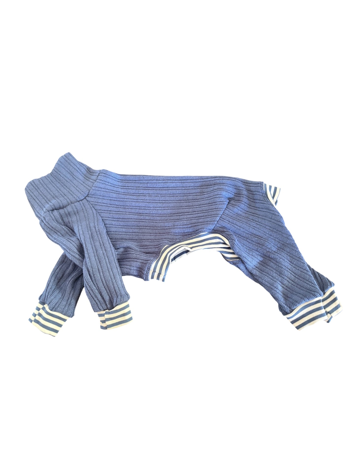Stretch Knit Suit - Blue