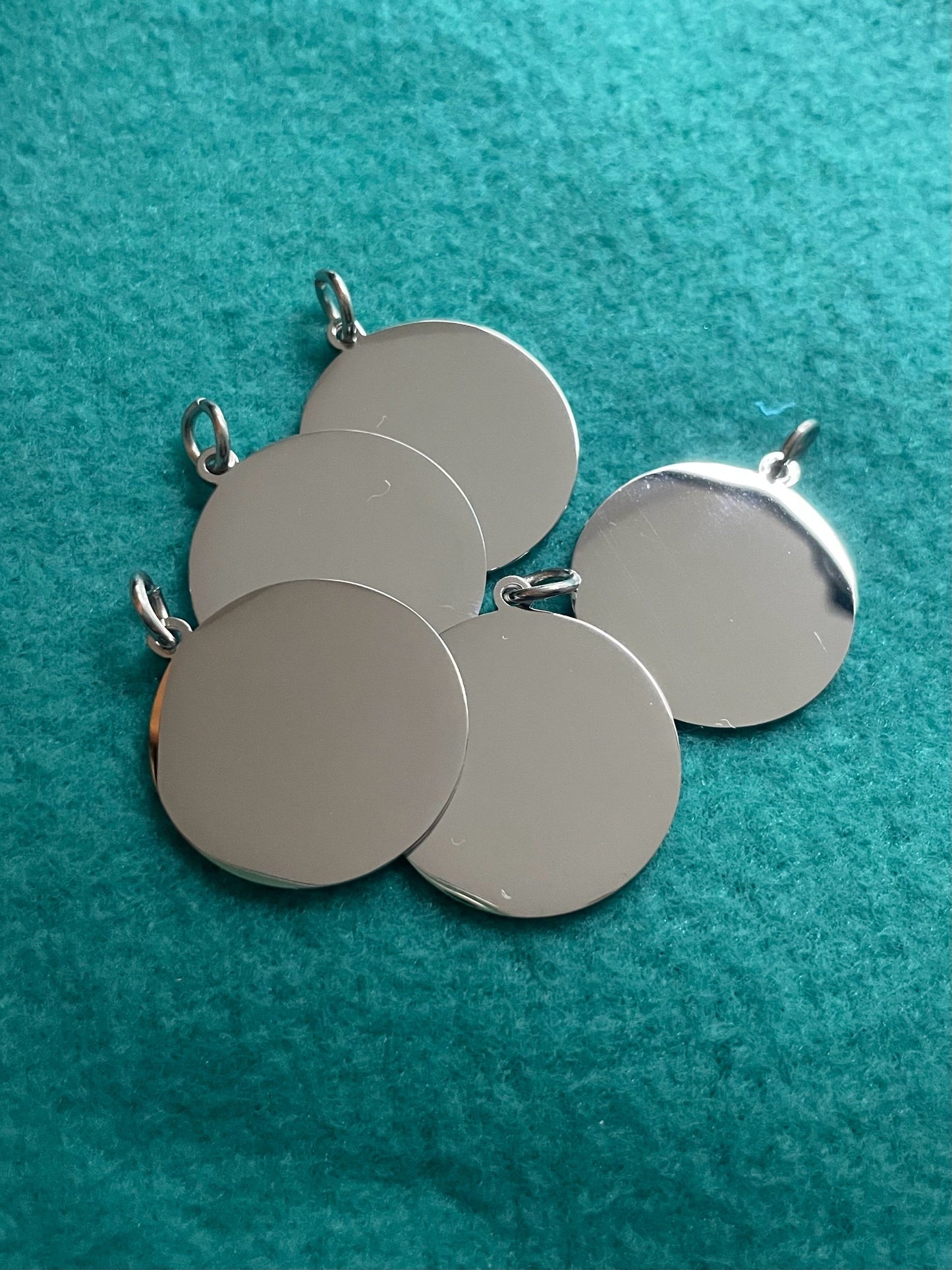 Engraved Dog Tags - Round