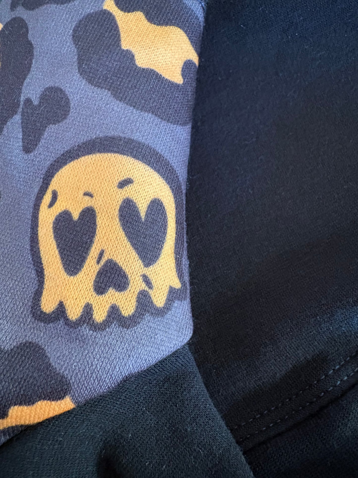 Fleece Lined Sweatshirt Jumper - Wild Skulls