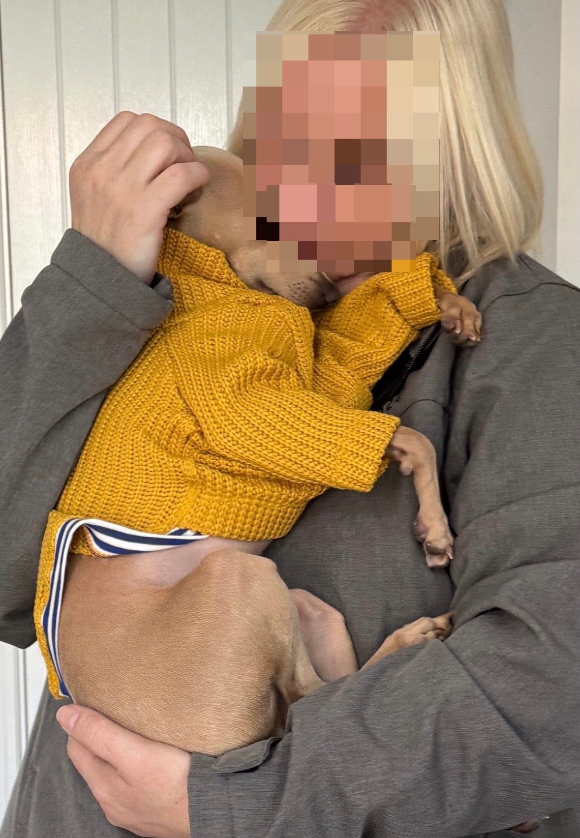 Chunky Knit Jumper - Mustard