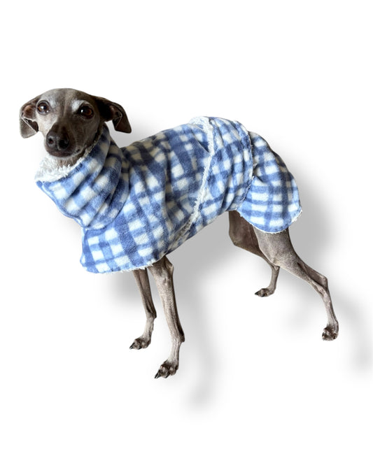 Dressing Gown - Cosy Blue Check