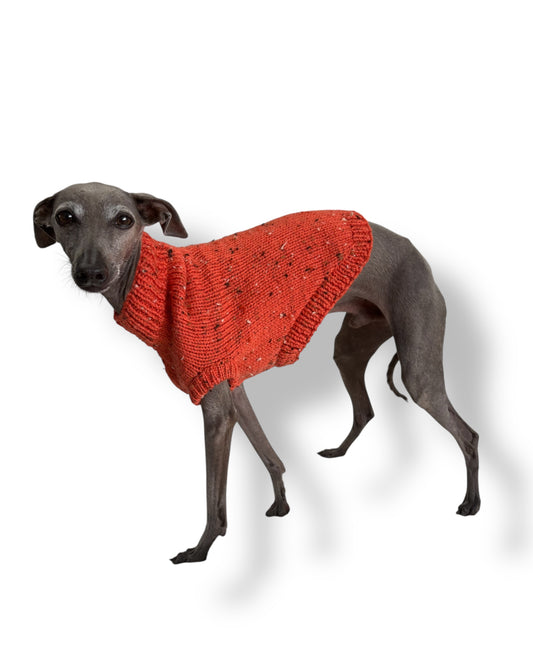 Knitted Jumper - Pumpkin Fleck