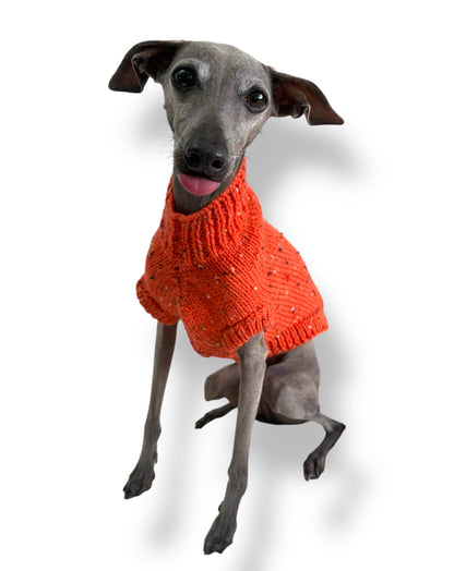 Knitted Jumper - Pumpkin Fleck