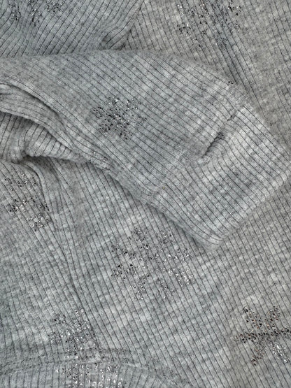 Ribbed Jersey Suit - Snowflakes