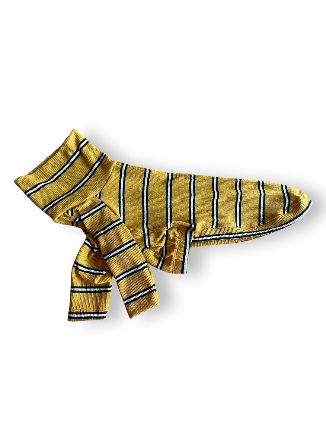 Ribbed Jersey T-Shirt - Yellow Stripe