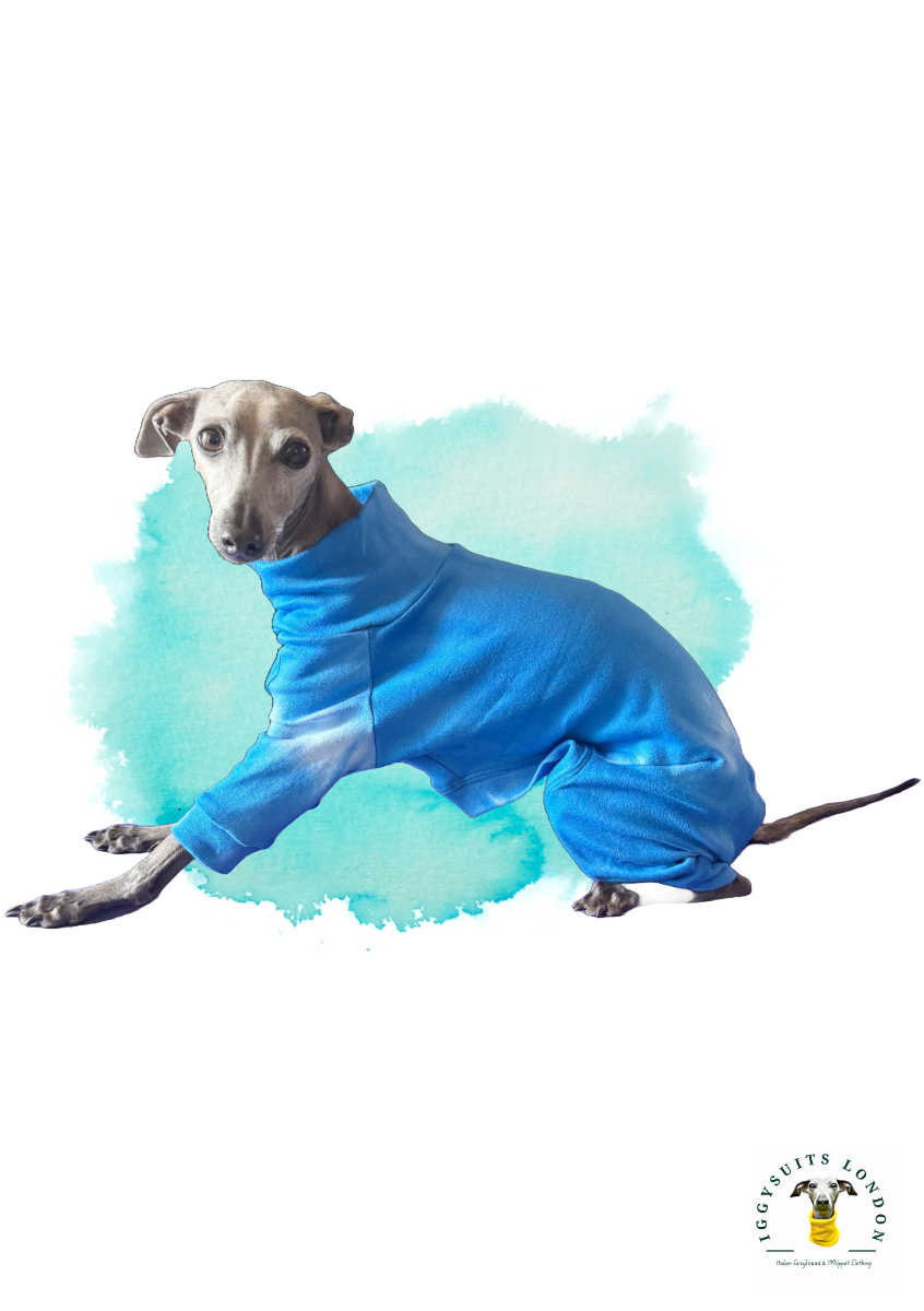 Jersey Suit - Blue Tie Dye