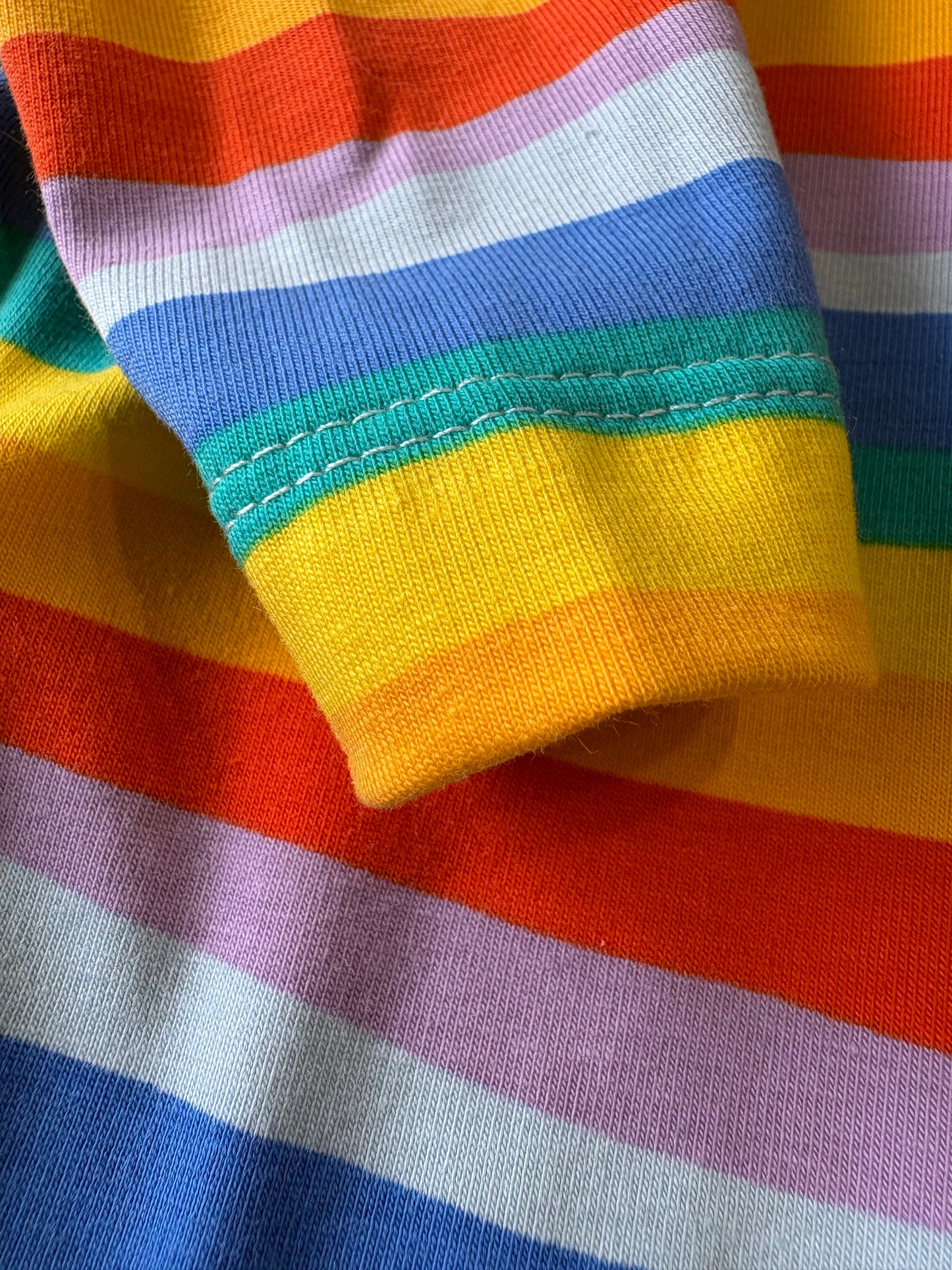 Jersey T-Shirt - Rainbow Stripe