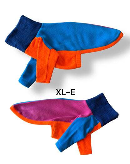 Fleece Jumper - Neon Colourblock