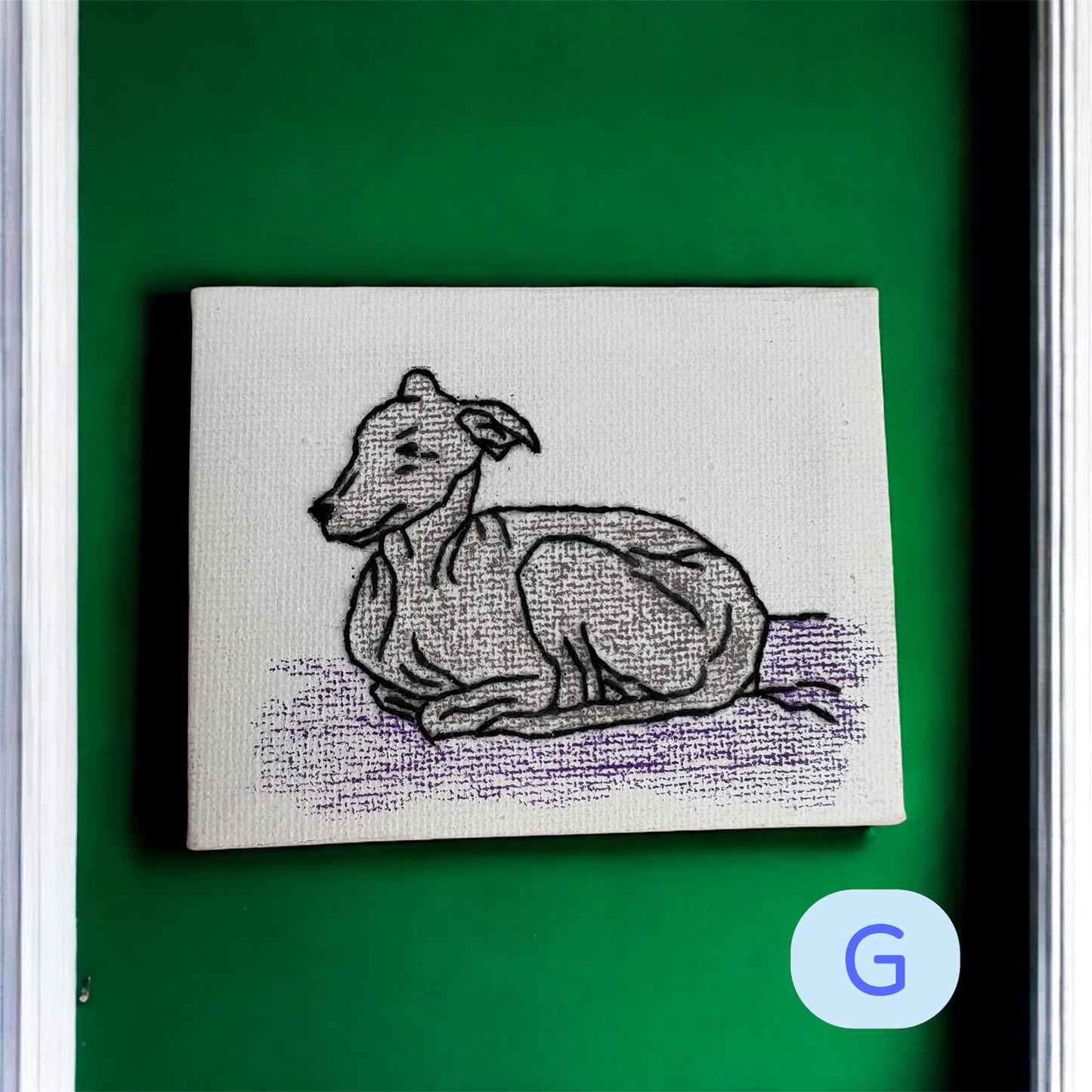 Artwork - Mini Embroidered Canvas