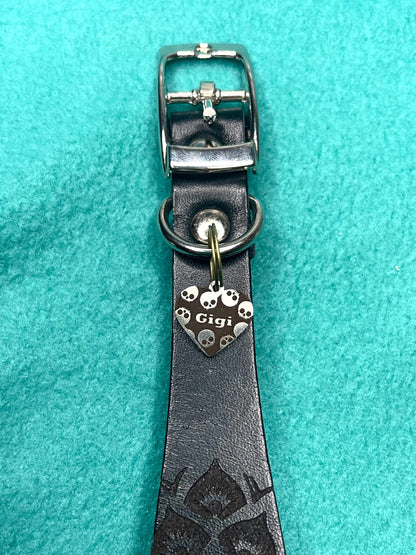 Engraved Dog Tags - Heart