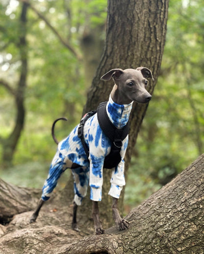 Blue Tie-Dye Water Resistant Jersey