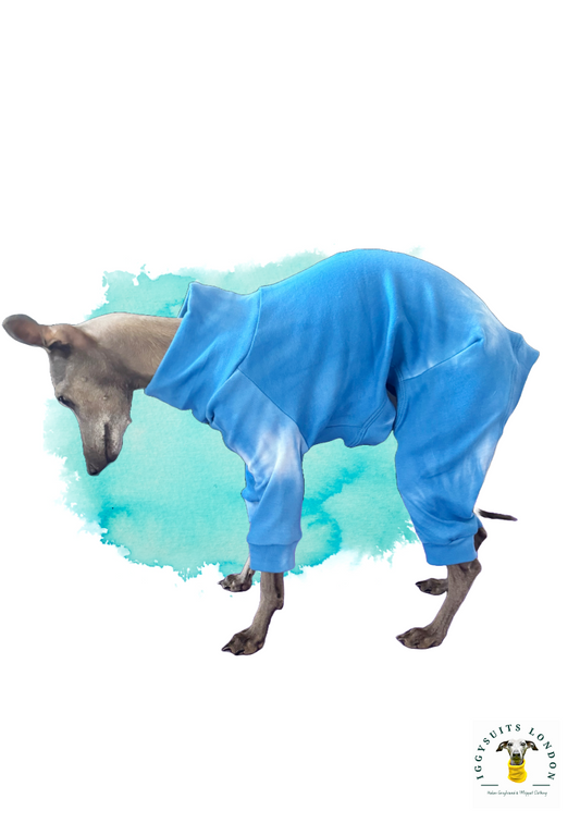 Jersey Suit - Blue Tie Dye