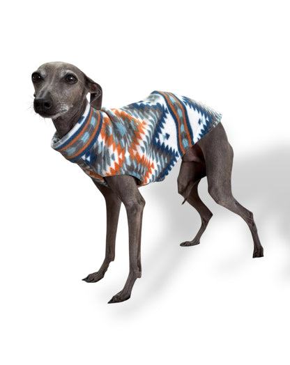 Fleece Vest - Aztec Geometric