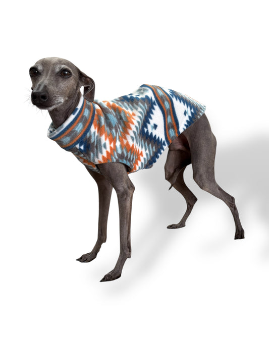 Fleece Vest - Aztec Geometric