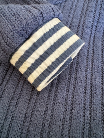 Stretch Knit Suit - Blue