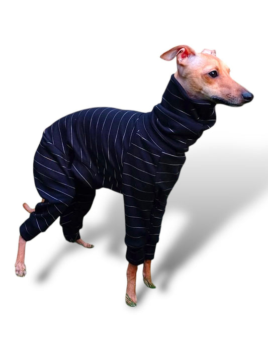 Black Pinstripe Jersey