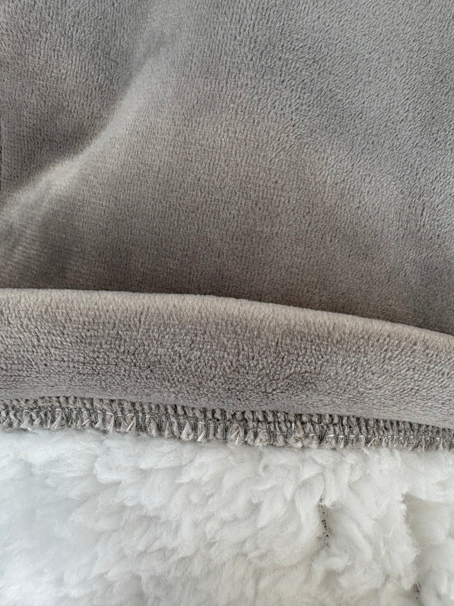 Sherpa Lined Fleece Jumper - Mink