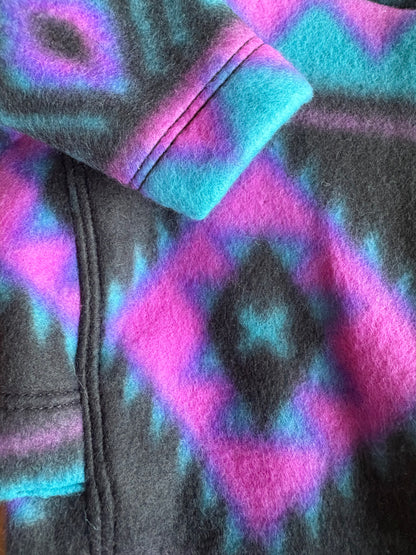 Fleece Jumper - Electric Aztec