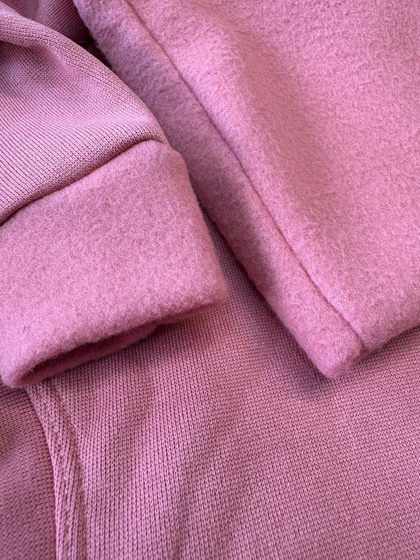 Fleece Lined Sweatshirt - Bubblegum Pink
